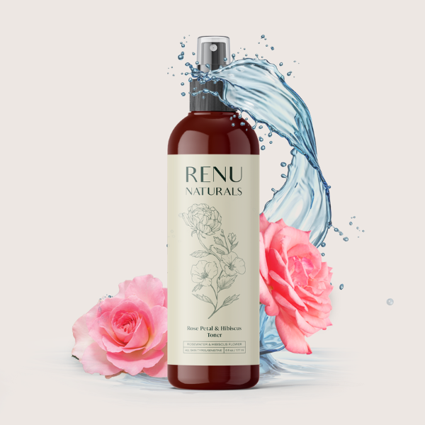 Organic Rose Petal and Hibiscus Toner