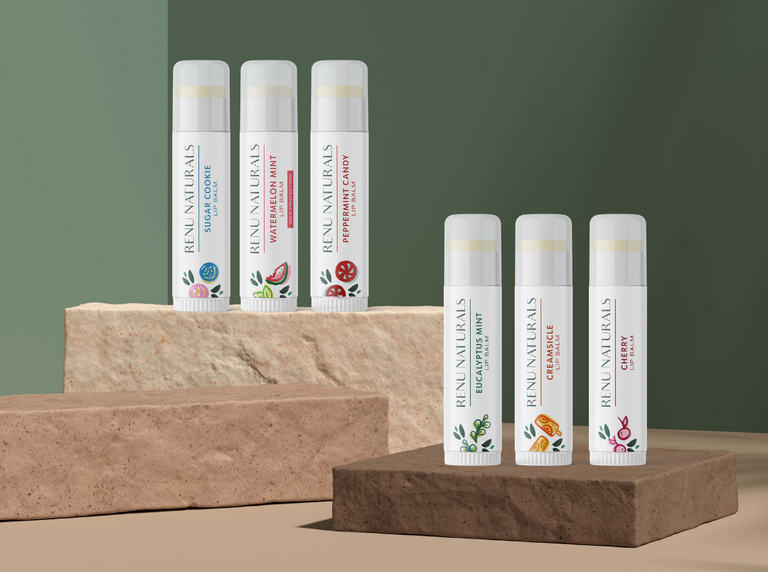 RE+NU Organic Lip Balms