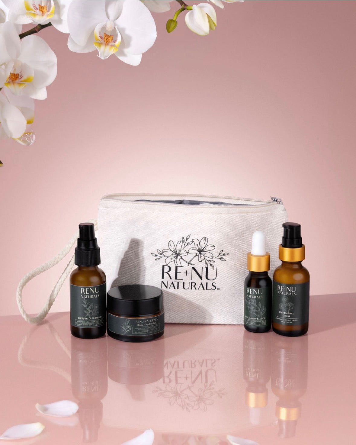 NU SKIN RENU クリーム500ml + トライアルセット RE+NU Discovery Set | RENU Naturals
