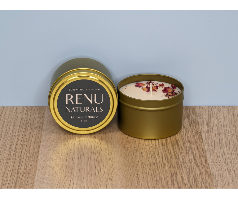 Soy Candles with Essential Oils - 6 Oz