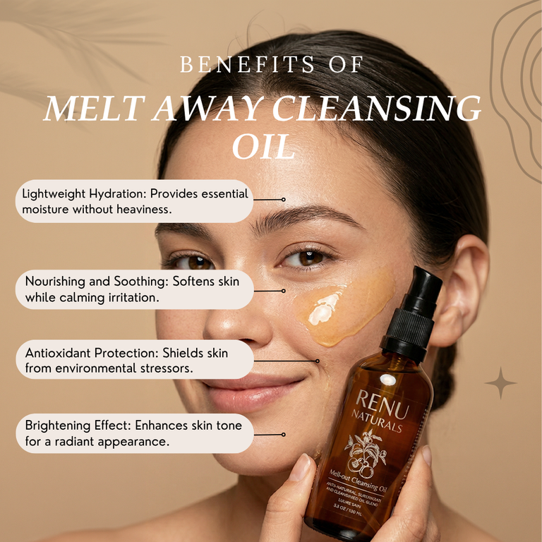 RE+NU Melt Away Cleansing Oil