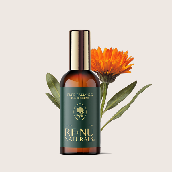 RE+NU Pure Radiance Moisturizer with active Peptides | RENU Naturals