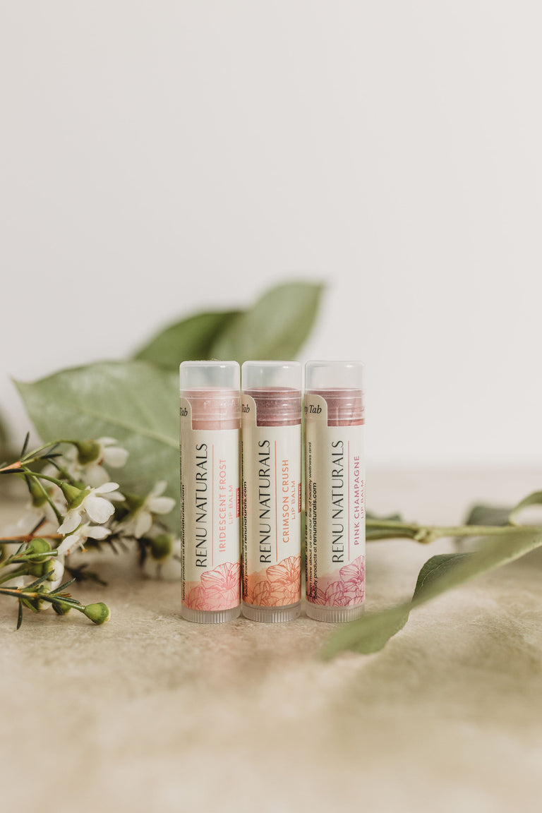 RE+NU Organic Tinted Lip Balms