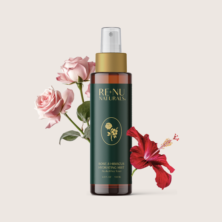 RE+NU Organic Rose & Hibiscus Hydrating Mist