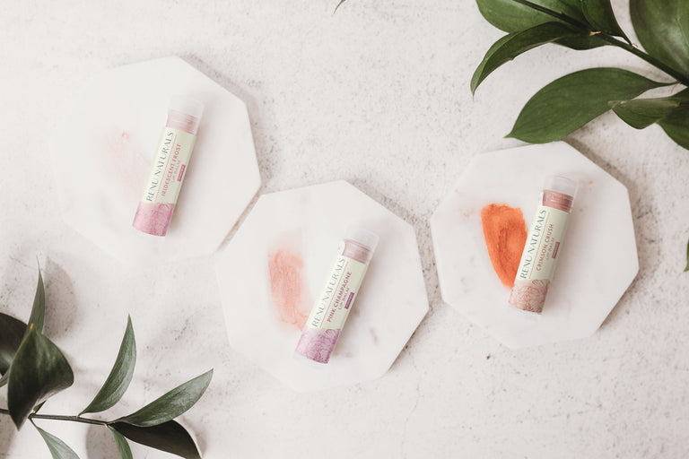 RE+NU Organic Tinted Lip Balms